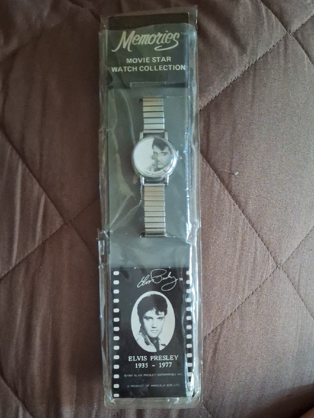 Vintage Elvis Presley Silver Watch - Collectible